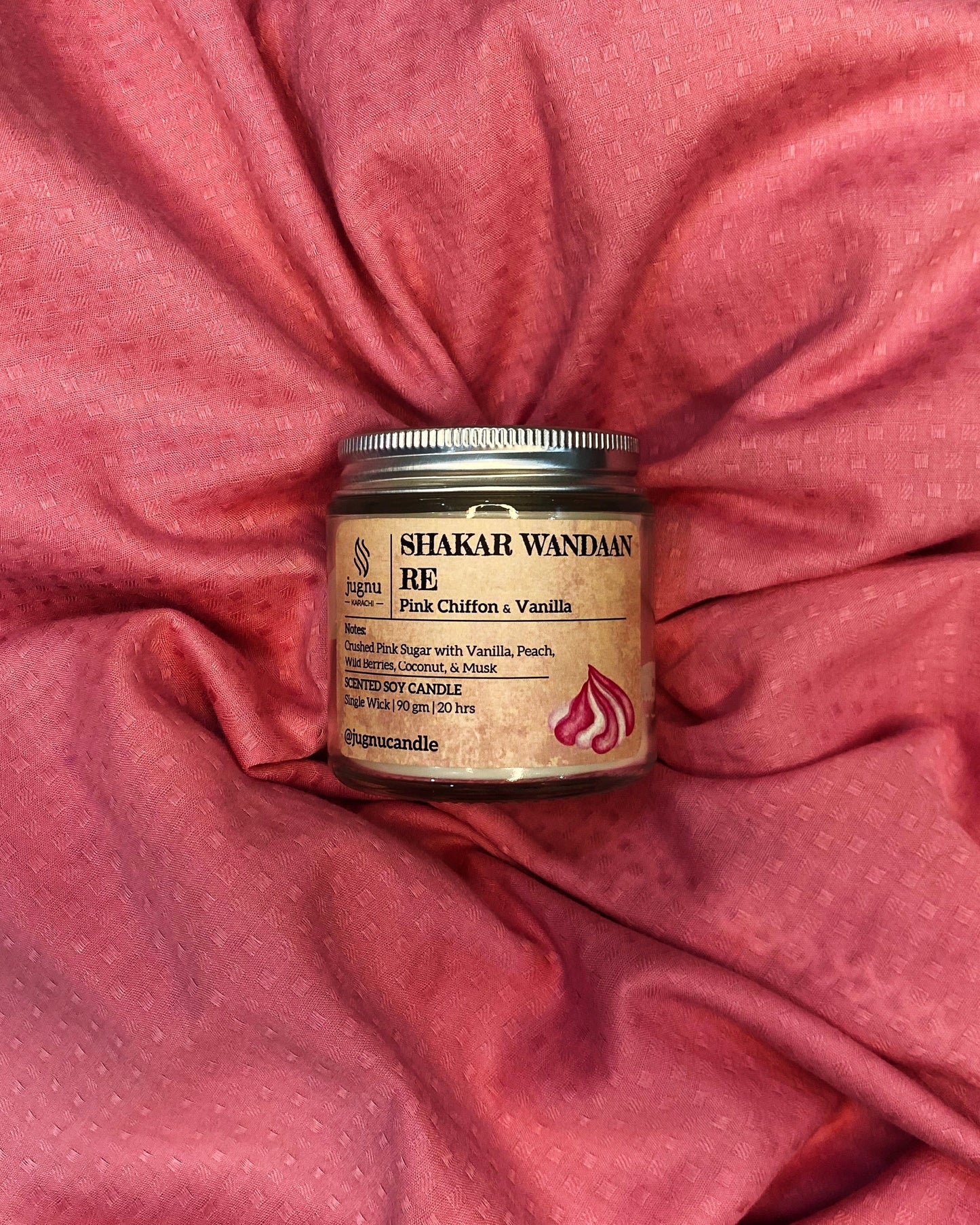 Shakar Wandan Re (Pink Chiffon & Vanilla)