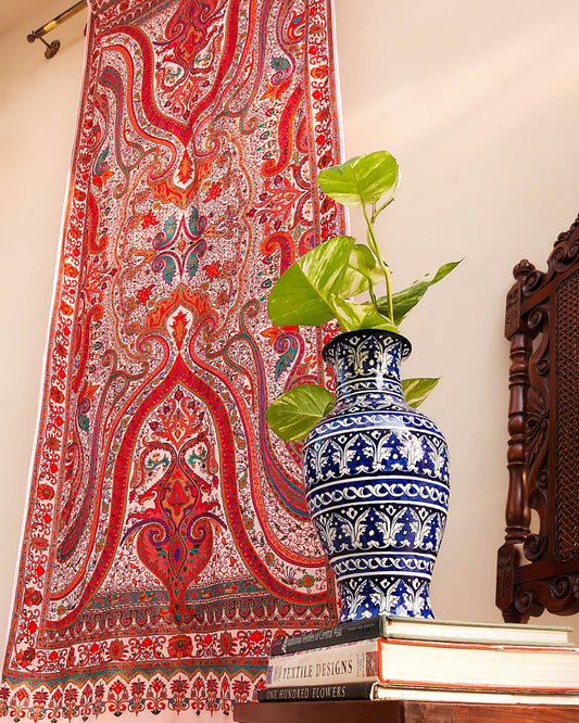 Kashmiri Tea Pink Dupatta