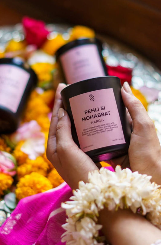 Pehli Si Mohabbat (Nargis) - Limited Edition Scented Soy Candle