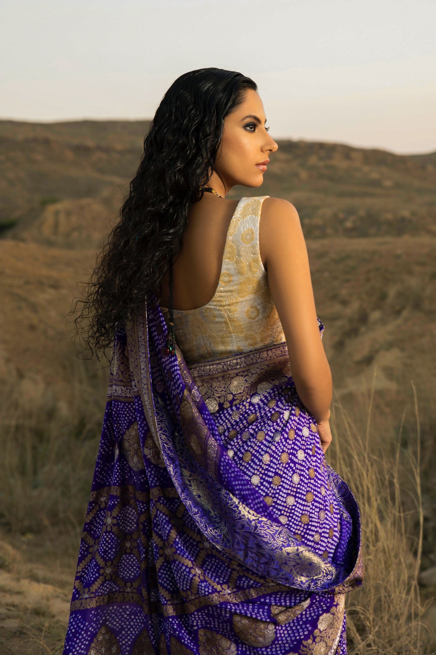Royal Blue Saree
