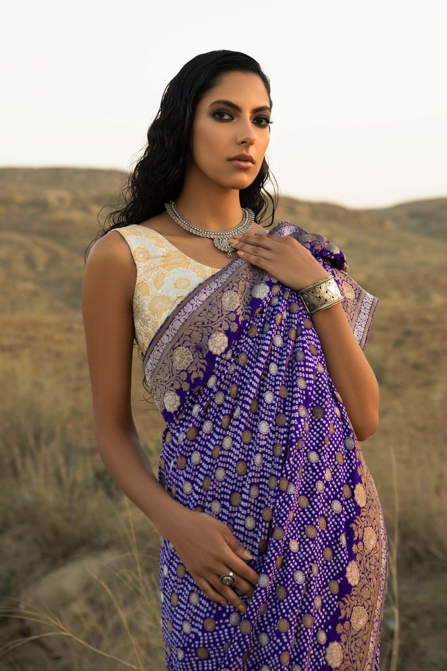 Royal Blue Saree