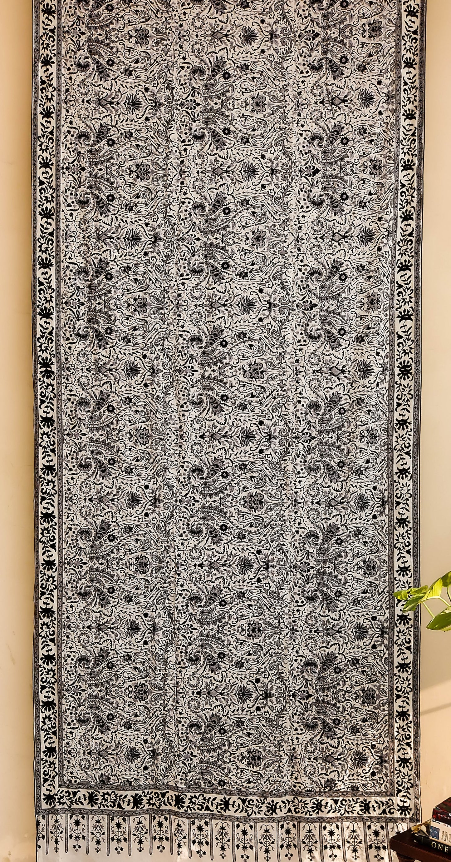 Retro Grayscale Dupatta