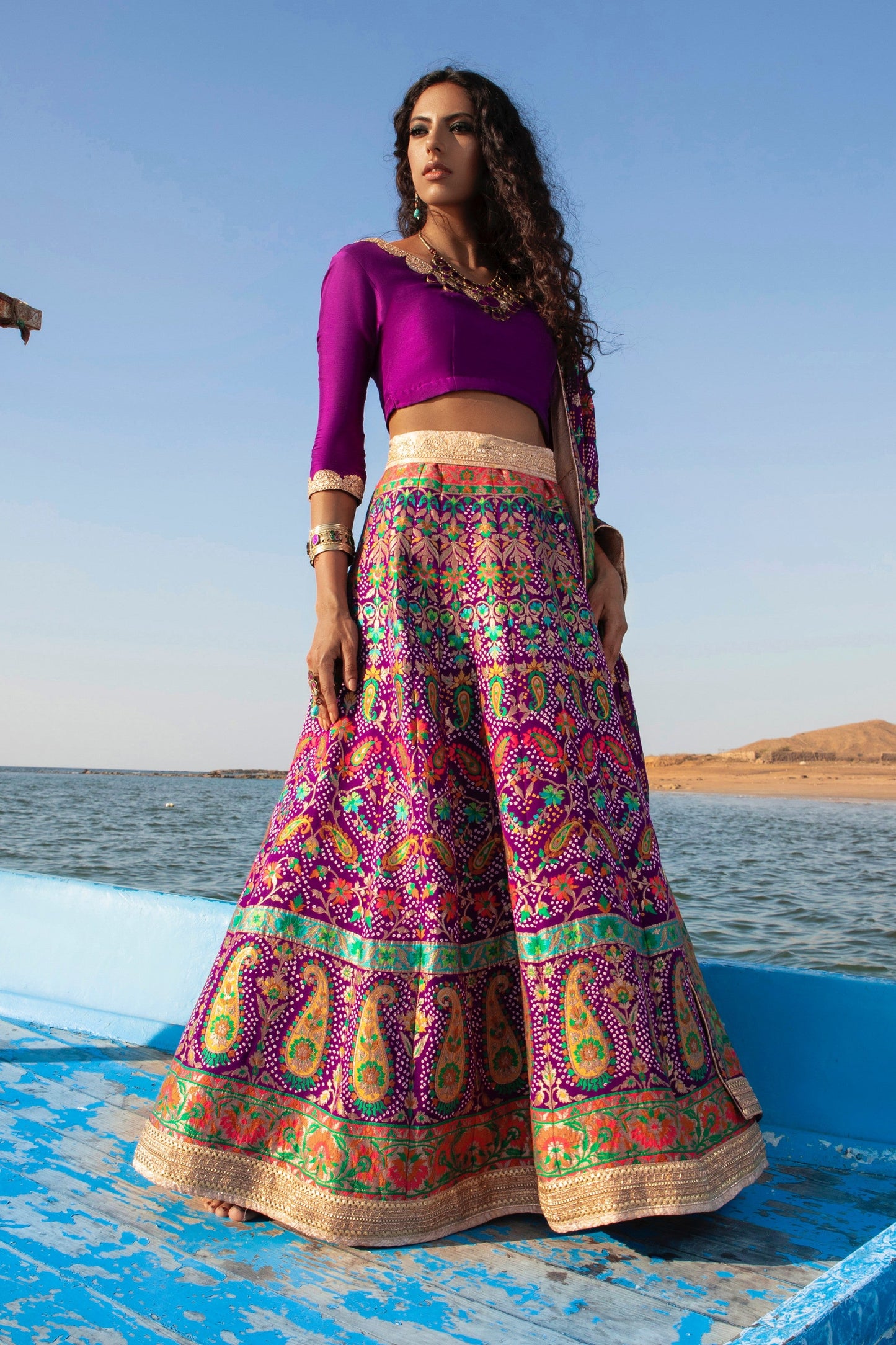 Purple Magic Lehnga Choli