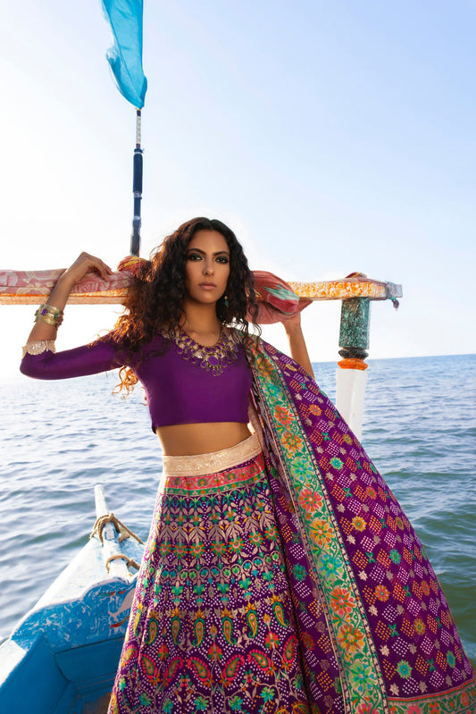 Purple Magic Lehnga Choli